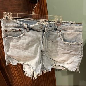 Abercrombie & Fitch high rise mom shorts size 10/30